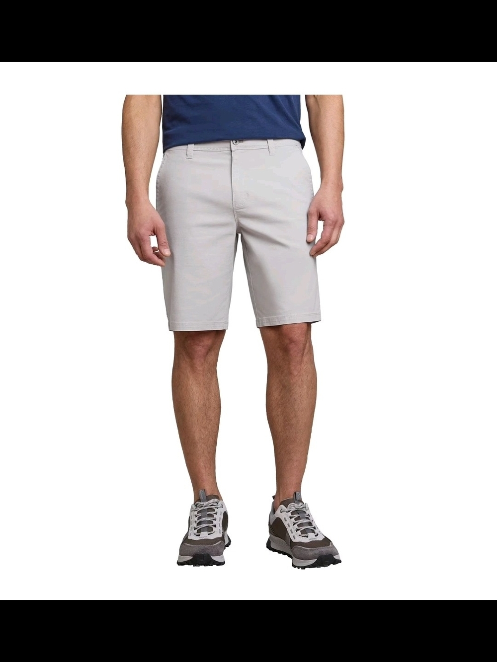 Men's Weatherproof Utility Classic Performance Shorts in Light Gray